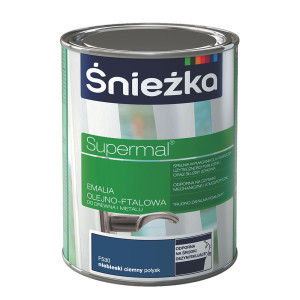 Emalia ft.Supermal Śnieżka 0,8L  niebieska cie.